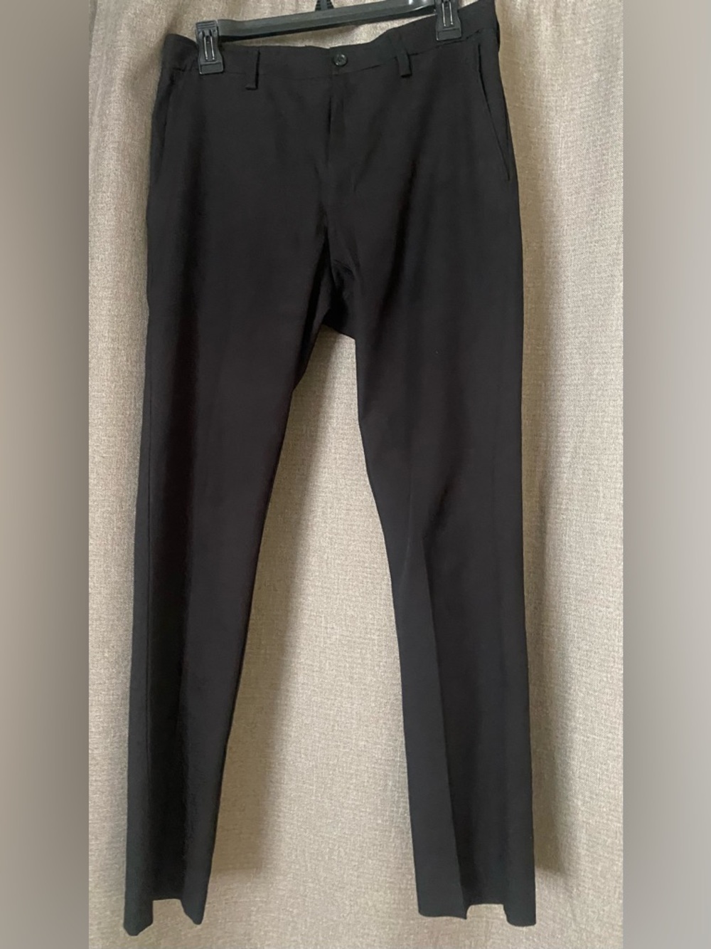 Savane Black Dress Pants with Teal Brand Tag